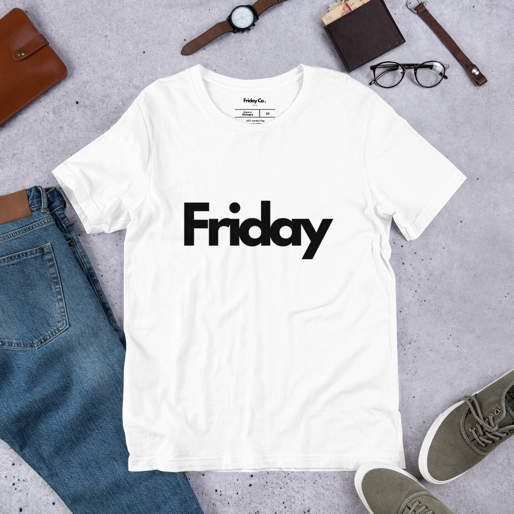 FRIDAY CLASSIC TSHIRT (WHITE) UNISEX